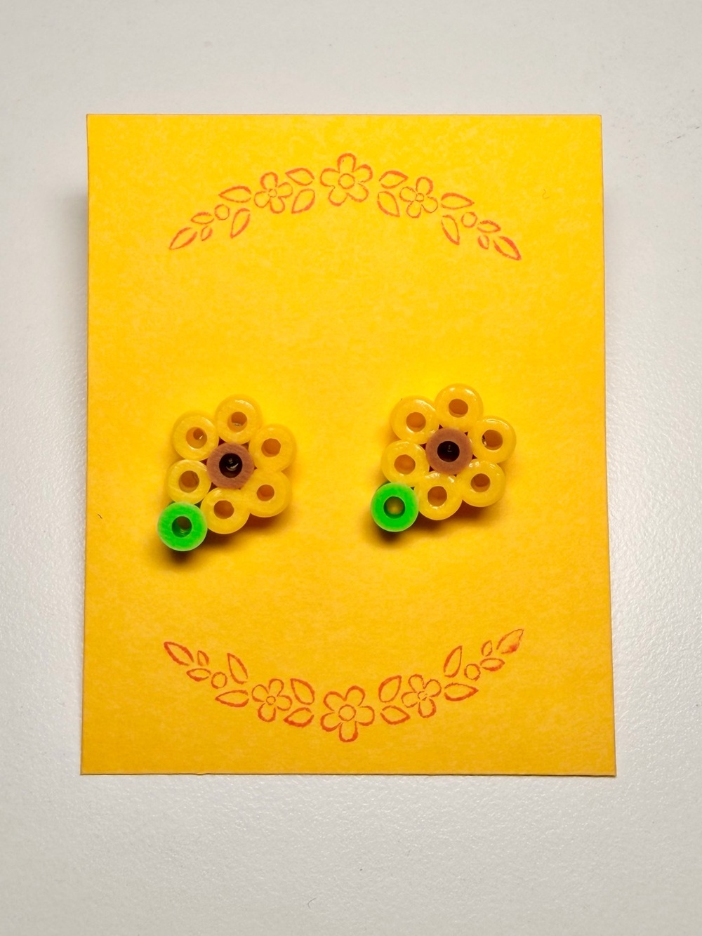 Cute Sunflower Stud Earrings